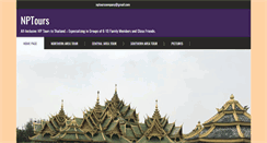 Desktop Screenshot of nptours.com